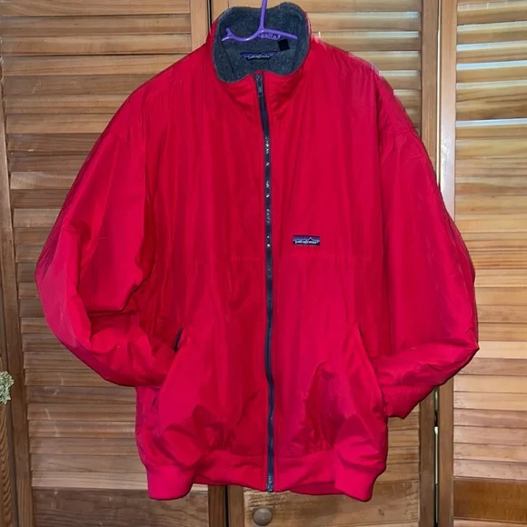 Red Fleece lined Patagonia jacket size XXL - Picture 1 of 8